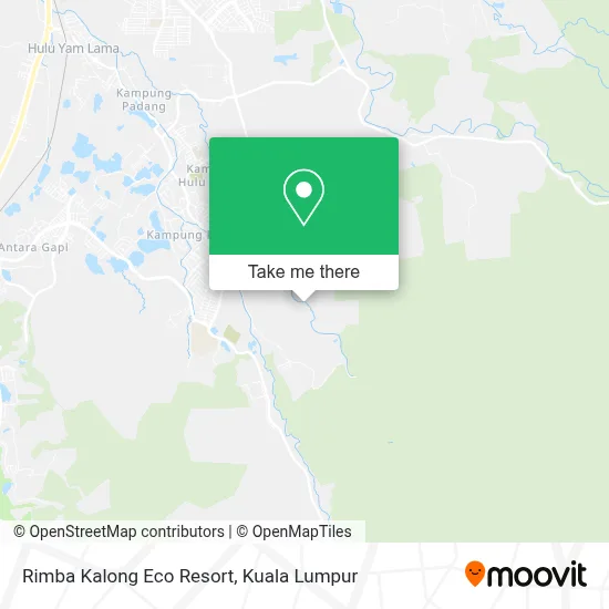 Rimba Kalong Eco Resort map