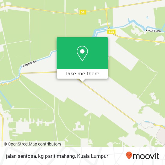 jalan sentosa, kg parit mahang map