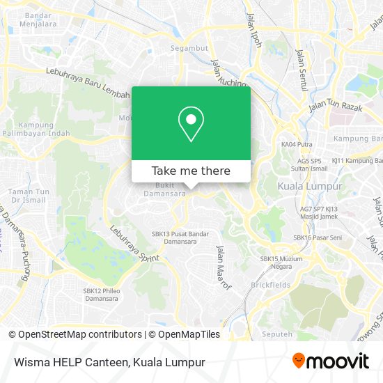 Wisma HELP Canteen map