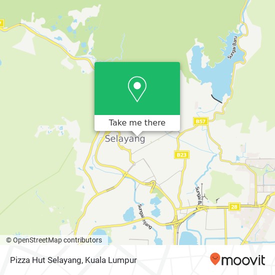 Peta Pizza Hut Selayang
