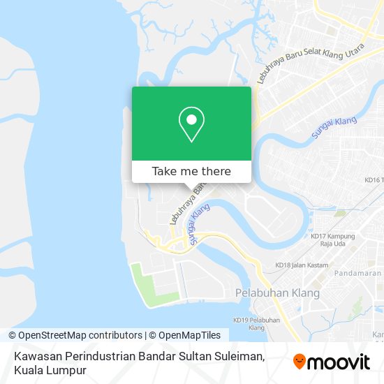 Peta Kawasan Perindustrian Bandar Sultan Suleiman