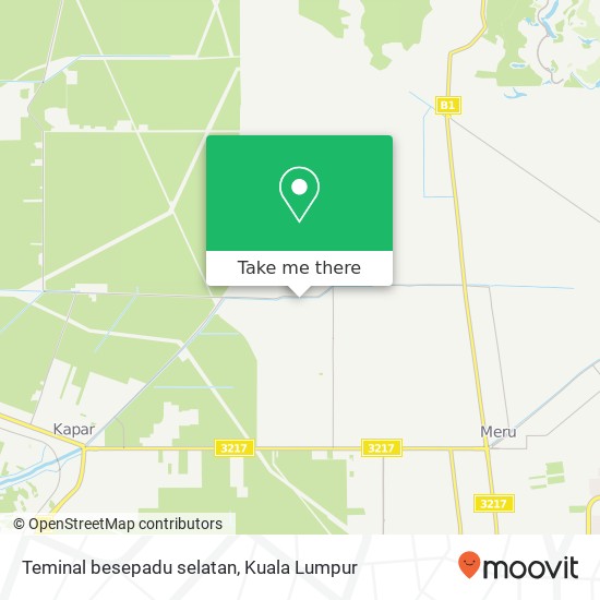 Teminal besepadu selatan map