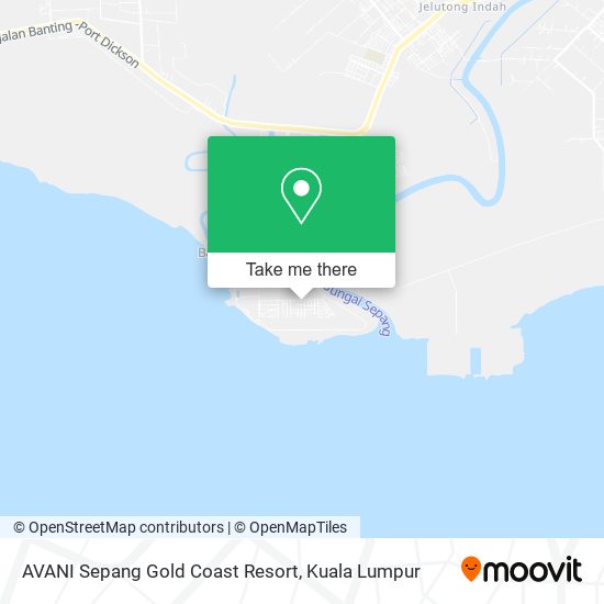 AVANI Sepang Gold Coast Resort map