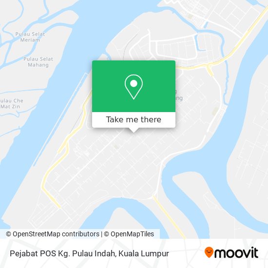 Pejabat POS Kg. Pulau Indah map