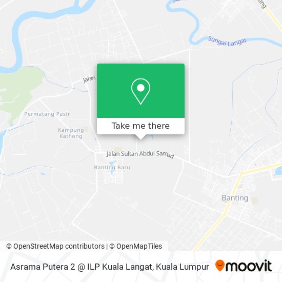 Peta Asrama Putera 2 @ ILP Kuala Langat