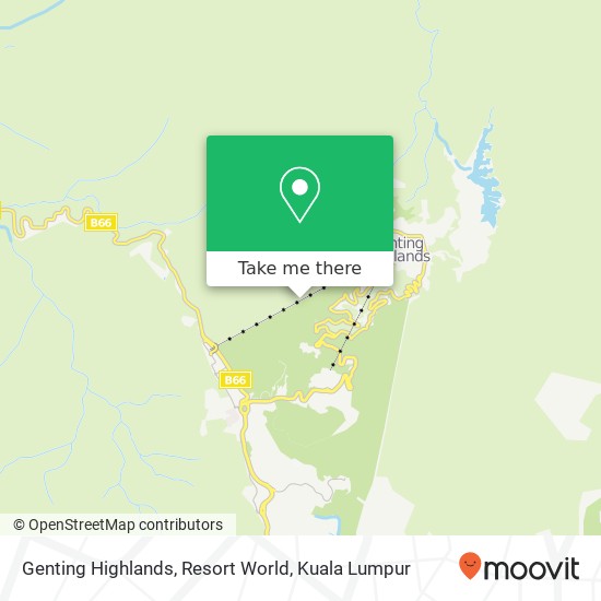 Genting Highlands, Resort World map