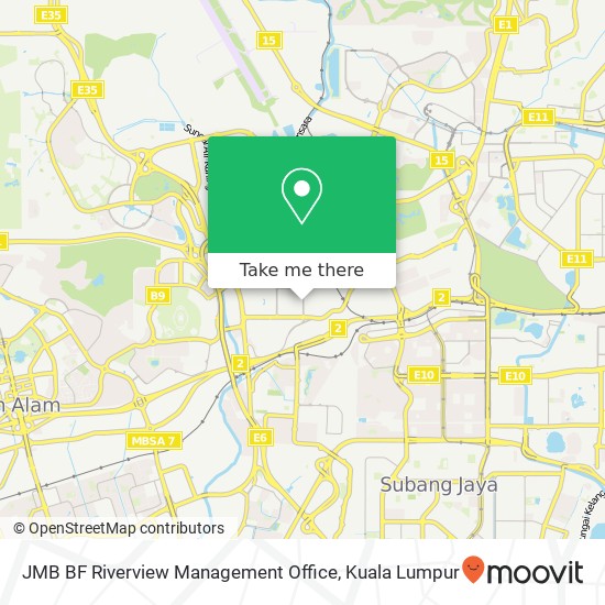 JMB BF Riverview Management Office map