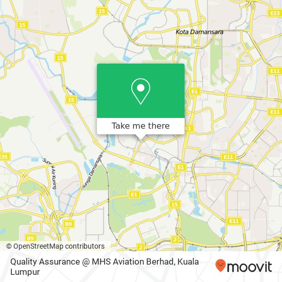 Quality Assurance @ MHS Aviation Berhad map