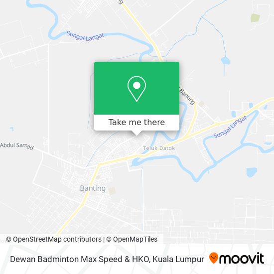 Dewan Badminton Max Speed & HKO map