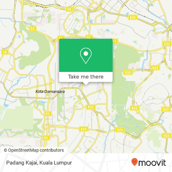 Padang Kajai map