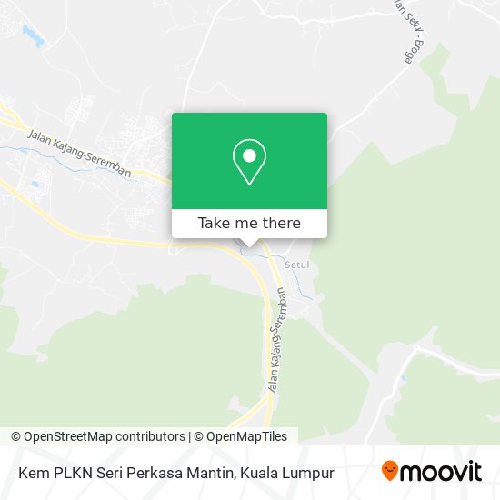Peta Kem PLKN Seri Perkasa Mantin