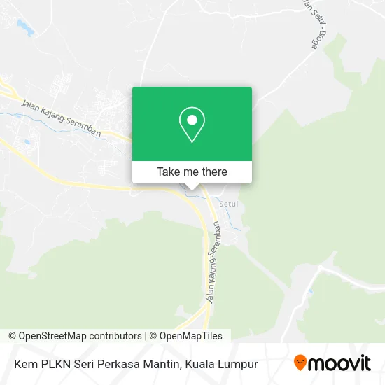Kem PLKN Seri Perkasa Mantin map