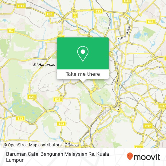 Peta Baruman Cafe, Bangunan Malaysian Re