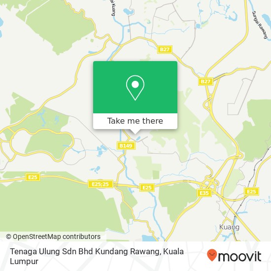 Tenaga Ulung Sdn Bhd Kundang Rawang map