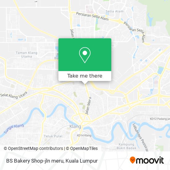 BS Bakery Shop-jln meru map