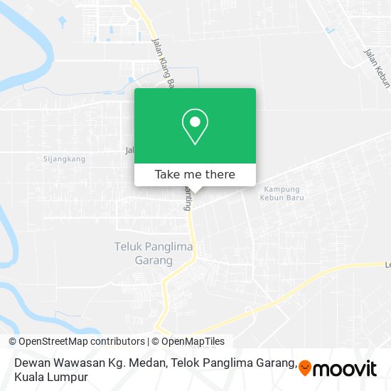 Peta Dewan Wawasan Kg. Medan, Telok Panglima Garang