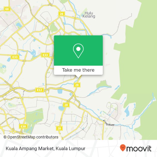 Peta Kuala Ampang Market