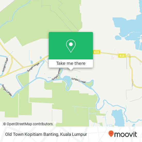 Old Town Kopitiam Banting map