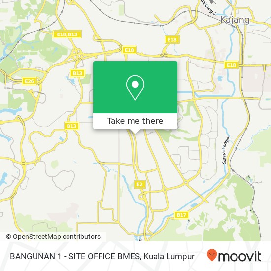 BANGUNAN 1 - SITE OFFICE BMES map