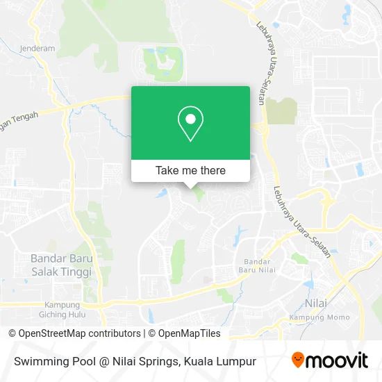 Swimming Pool @ Nilai Springs map