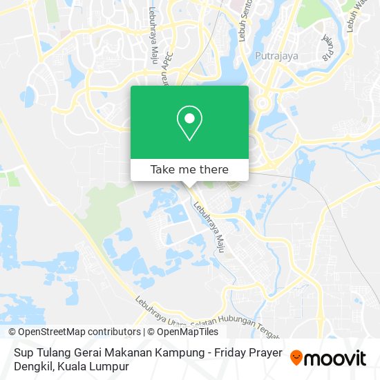 Sup Tulang Gerai Makanan Kampung - Friday Prayer Dengkil map