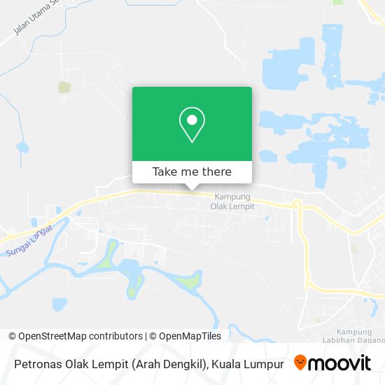 Petronas Olak Lempit (Arah Dengkil) map