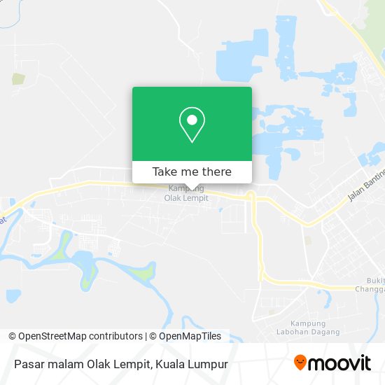 Pasar malam Olak Lempit map