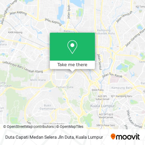 Peta Duta Capati Medan Selera Jln Duta