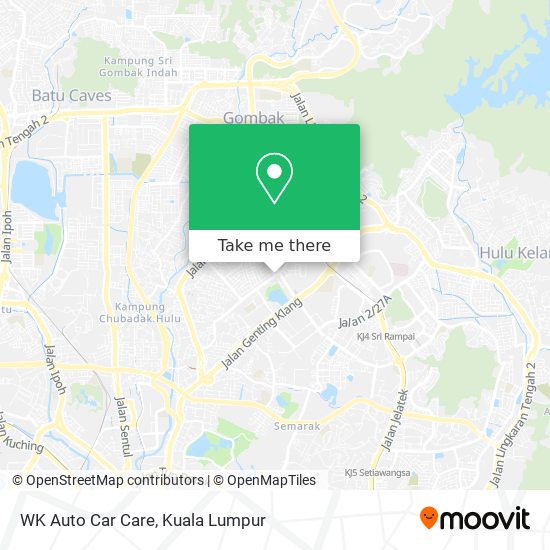 WK Auto Car Care map