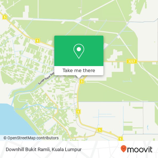 Downhill Bukit Ramli map