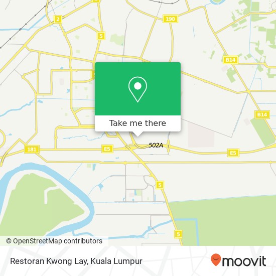 Restoran Kwong Lay map