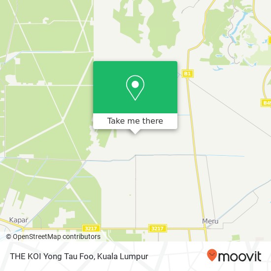 THE KOI Yong Tau Foo map