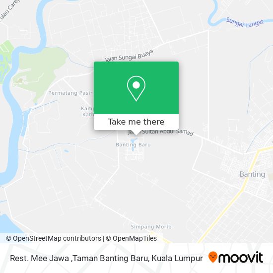 Rest. Mee Jawa ,Taman Banting Baru map