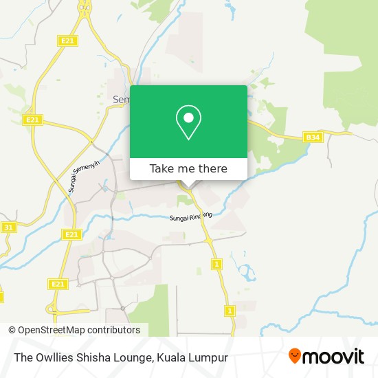 The Owllies Shisha Lounge map