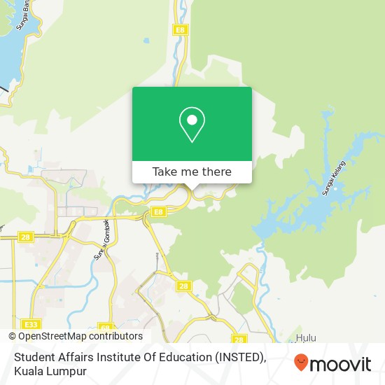 Student Affairs Institute Of Education (INSTED) map