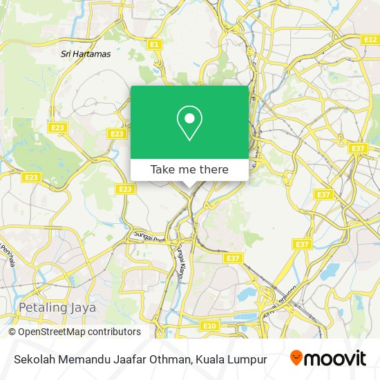 Sekolah Memandu Jaafar Othman map