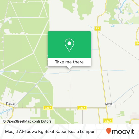 Masjid At-Taqwa Kg Bukit Kapar map