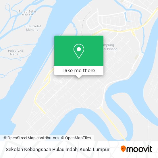 Sekolah Kebangsaan Pulau Indah map