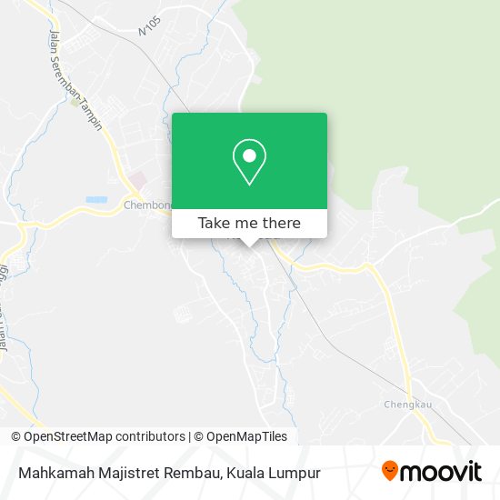 Peta Mahkamah Majistret Rembau