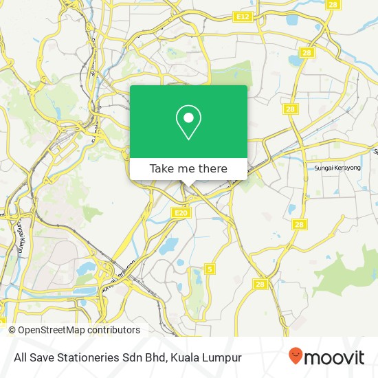 Peta All Save Stationeries Sdn Bhd