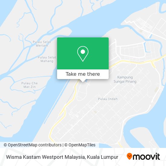 Peta Wisma Kastam Westport Malaysia