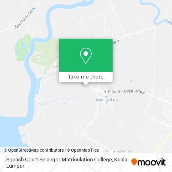 How to get to Squash Court Selangor Matriculation College in Kuala 