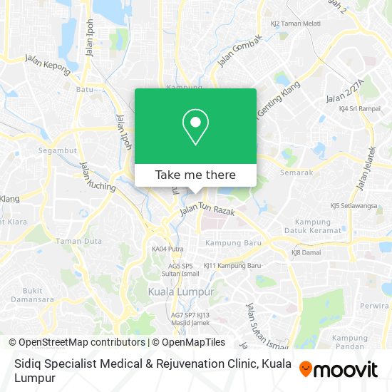 Sidiq Specialist Medical & Rejuvenation Clinic map