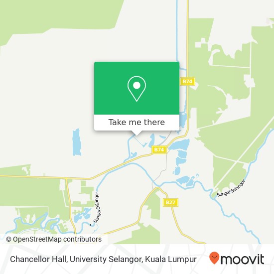 Chancellor Hall, University Selangor map