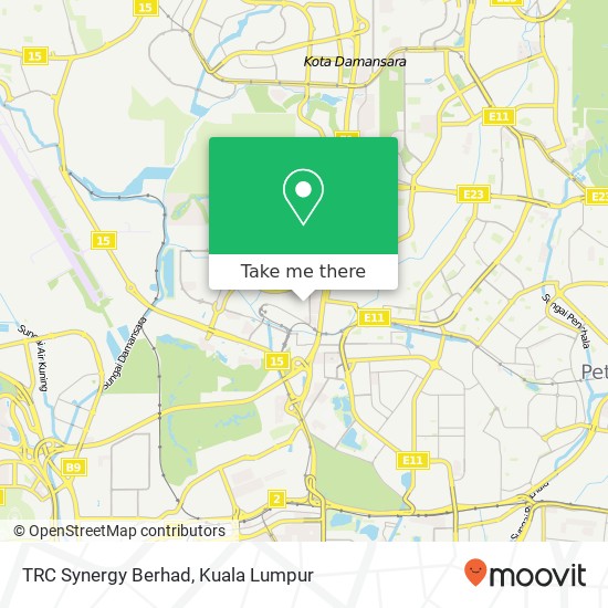 TRC Synergy Berhad map