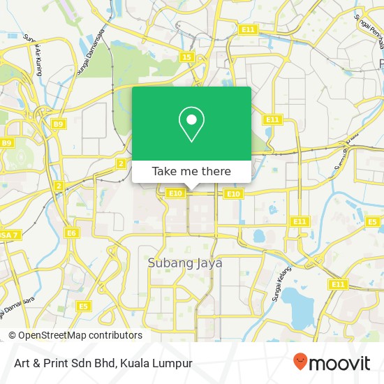 Art & Print Sdn Bhd map