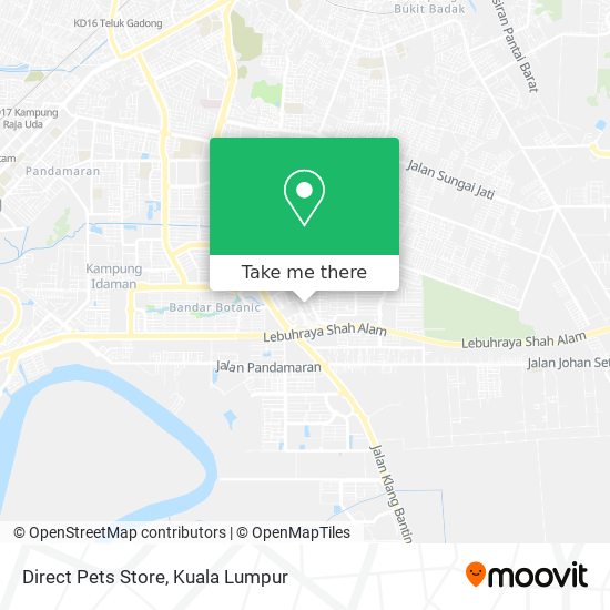 Direct Pets Store map