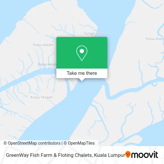 GreenWay Fish Farm & Floting Chalets map