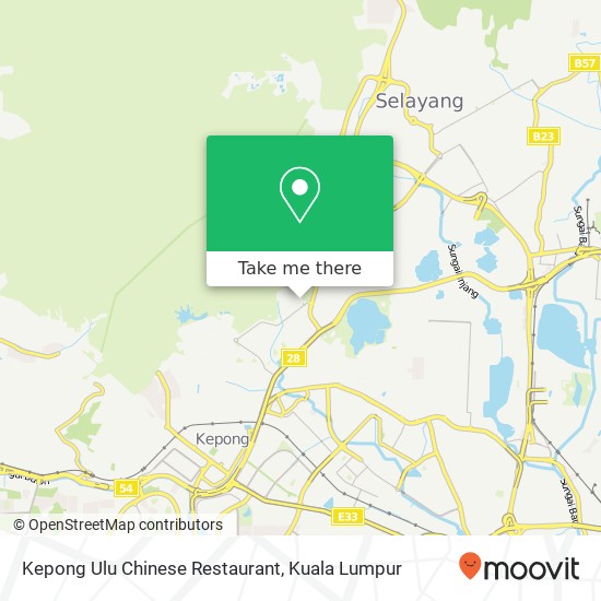 Kepong Ulu Chinese Restaurant map