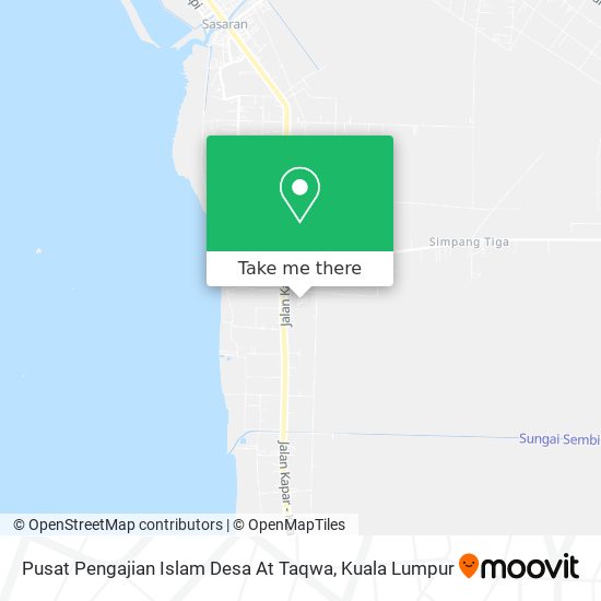 Peta Pusat Pengajian Islam Desa At Taqwa